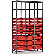 Gratnells 3 Column High 27 Tray Storage Rack