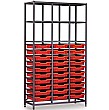 Gratnells 3 Column High 30 Tray Storage Rack