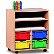 Art Storage 4 Tray Combination Unit