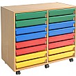16 Tray A3 Paper Art Storage Unit