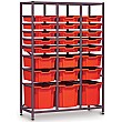 Gratnells 3 Column Midi 24 Tray Storage Rack