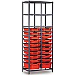 Gratnells 2 Column High 20 Tray Storage Rack
