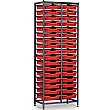 Gratnells 2 Column High 34 Tray Storage Rack