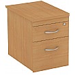 Alpha Plus 2 Drawer Low Mobile Pedestal
