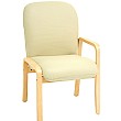 Alderley Sierra Vinyl Reception Chairs With Left Arm