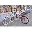 Traffic-Line Cycle Racks with safety hoop
