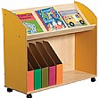Single Shelf & Display Bookcase Unit