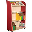 Three Shelf & Display Bookcase Unit