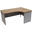 Opus Panel End Ergonomic Desk