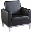 NEXT DAY Alvar Leather Armchair
