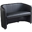 NEXT DAY Pentland Leather 2 Seater Tub Chair