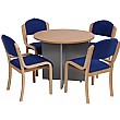 Round Meeting Table With 4 Chairs New Product