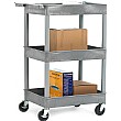 3 Shelf Deep Tray Service Trolley
