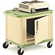 2 Shelf Trolley With Cabinet