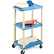3 Shelf Plastic Trolley