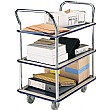 3 Shelf Blue Trolley