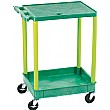 Service Trolley With Coloured Legs and Shelves