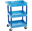 Service Trolleys With Coloured Legs and Shelves