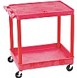 Service Trolley With Coloured Legs and Shelves