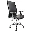 Bering Shirttail Leather Faced Manager Chair