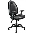 Gulf Leather Faced / Fabric Inset Manager Chair