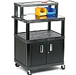 Large 3.5 Shelf Trolley with Cabinet