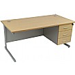 Opus Cantilever Rectangular Desk