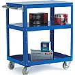 3 Shelf Reversible Tray / Shelf Trolleys