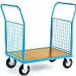 Two Mesh Ends Platform Truck