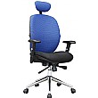 Pacific Mesh High Back Chair Blue