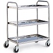 3 Shelf Stainless Steel Trolley