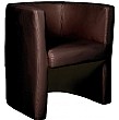 Layla Tub Chair Brown