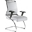 Java Executive Visitor Chair White
