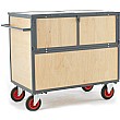 Wooden Security Box Trolley