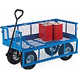 Platform Truck With Mesh Sides