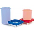 Optional Polyethylene Dolly For Interstacking Bins