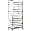 15 Tray Stainless Steel Tray Rack