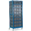 8 Container Mobile Rack