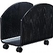 Spectrum Real Wood Veneer CPU Pedestal Black Ash