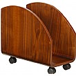 Spectrum Real Wood Veneer CPU Pedestal Walnut