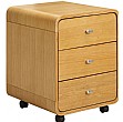 Spectrum Real Wood Veneer Pedestal Oak
