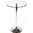 Nordic Glass Poseur Table