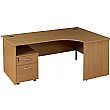 NEXT DAY Solar Ergonomic Panel End Desks With Mobile Pedestal