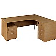 NEXT DAY Solar Ergonomic Panel End Desks With Desk High & Mobile Pedestal
