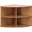 NEXT DAY Solar Plus Desk High Corner Bookcases