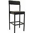 Gallery Sierra Vinyl Stools With Back
