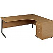 NEXT DAY Solar Ergonomic Cantilever Desks With Desk High Pedestal