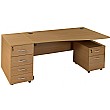NEXT DAY Solar Wave Cantilever Desks With Desk High & Mobile Pedestal