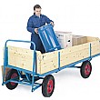 Heavy Duty Wood Sided Hand Drawn Truck
