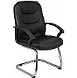 Vesper Leather Faced Visitor Chair